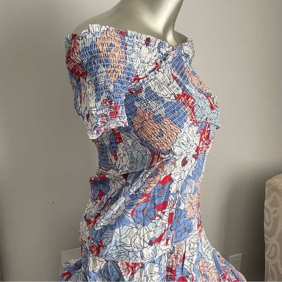 Japna Open Shoulder Floral Dress - Picture 4 of 10